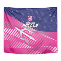 Barbados Cricket Royals Tapestry Sporty Style with Trident Symbol - Wonder Print Shop