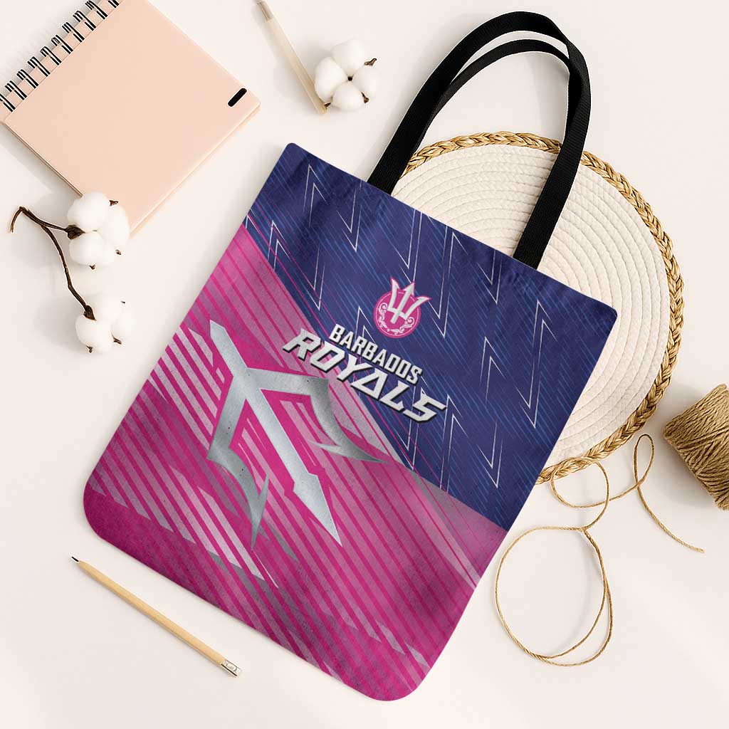 Barbados Cricket Royals Tote Bag Sporty Style with Trident Symbol - Wonder Print Shop