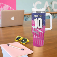 Custom Barbados Cricket Royals Tumbler With Handle Sporty Style with Trident Symbol - Wonder Print Shop