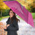 Barbados Cricket Royals Umbrella Sporty Style with Trident Symbol - Wonder Print Shop