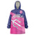 Custom Barbados Cricket Royals Wearable Blanket Hoodie Sporty Style with Trident Symbol - Wonder Print Shop