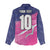Custom Barbados Cricket Royals Women Casual Shirt Sporty Style with Trident Symbol - Wonder Print Shop