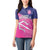 Custom Barbados Cricket Royals Women Polo Shirt Sporty Style with Trident Symbol - Wonder Print Shop