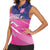 Custom Barbados Cricket Royals Women Sleeveless Polo Shirt Sporty Style with Trident Symbol - Wonder Print Shop