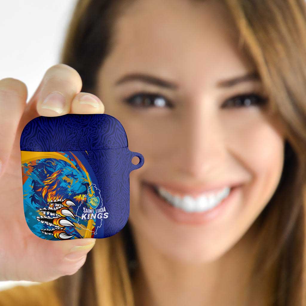 Saint Lucia Cricket Kings AirPods Case Power Lions of Caribbean - Wonder Print Shop