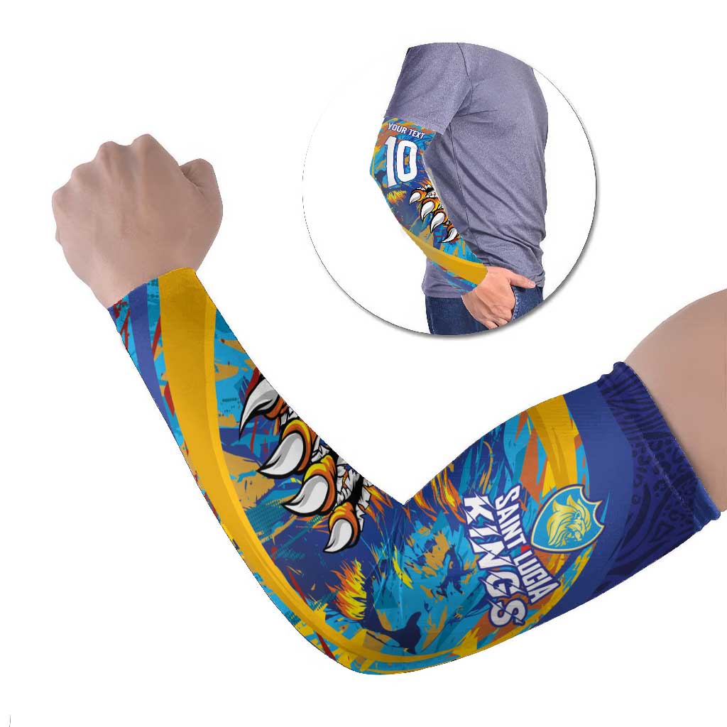 Saint Lucia Cricket Kings Arm Sleeves Power Lions of Caribbean - Wonder Print Shop