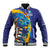Custom Saint Lucia Cricket Kings Baseball Jacket Power Lions of Caribbean - Wonder Print Shop
