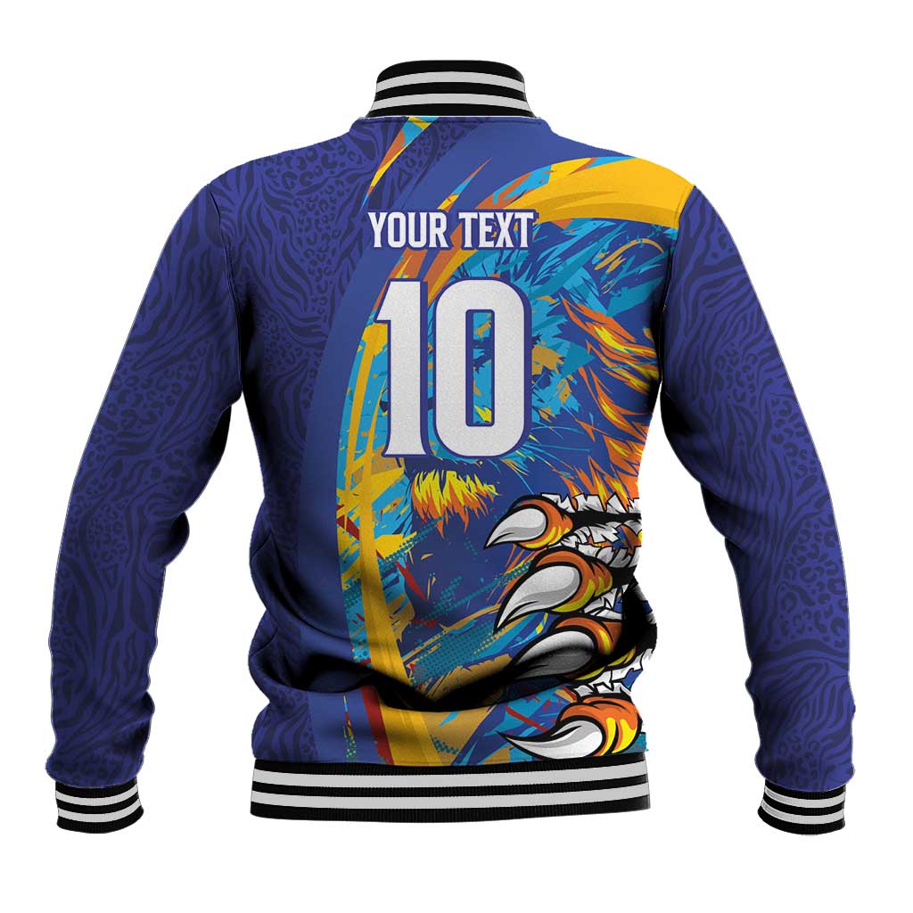 Custom Saint Lucia Cricket Kings Baseball Jacket Power Lions of Caribbean - Wonder Print Shop