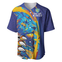 Custom Saint Lucia Cricket Kings Baseball Jersey Power Lions of Caribbean - Wonder Print Shop