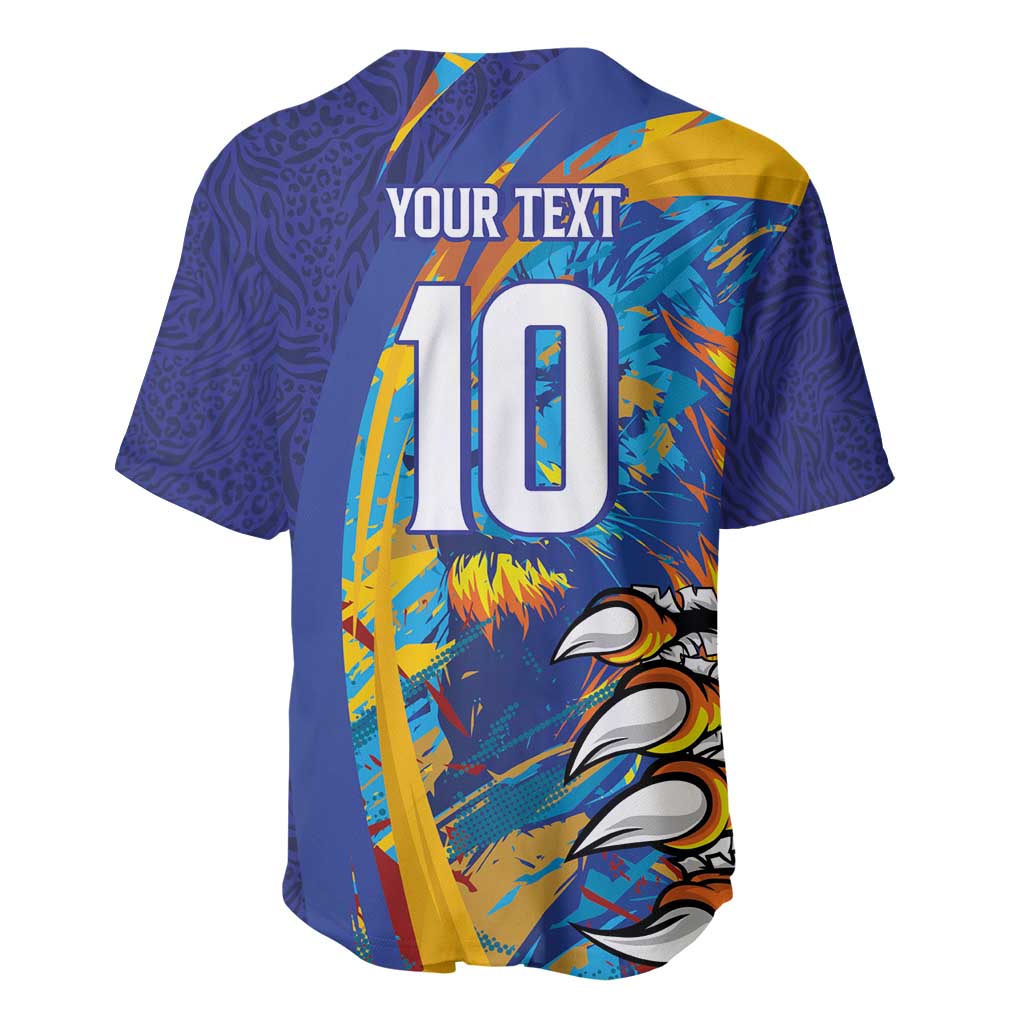 Custom Saint Lucia Cricket Kings Baseball Jersey Power Lions of Caribbean - Wonder Print Shop