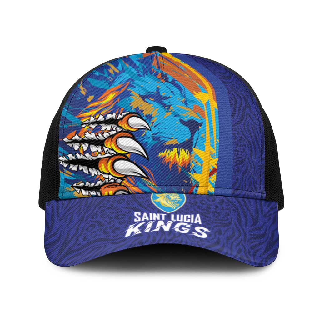 Saint Lucia Cricket Kings Baseball Net Cap Power Lions of Caribbean - Wonder Print Shop