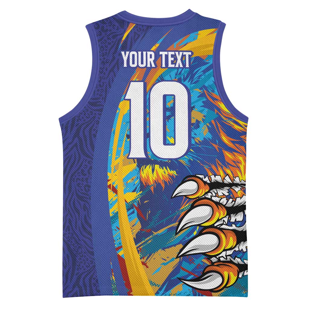 Custom Saint Lucia Cricket Kings Basketball Jersey Power Lions of Caribbean - Wonder Print Shop