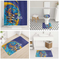 Saint Lucia Cricket Kings Bathroom Set Power Lions of Caribbean - Wonder Print Shop