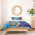 Saint Lucia Cricket Kings Bedding Set Power Lions of Caribbean - Wonder Print Shop