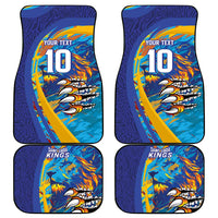 Saint Lucia Cricket Kings Car Mats Power Lions of Caribbean - Wonder Print Shop