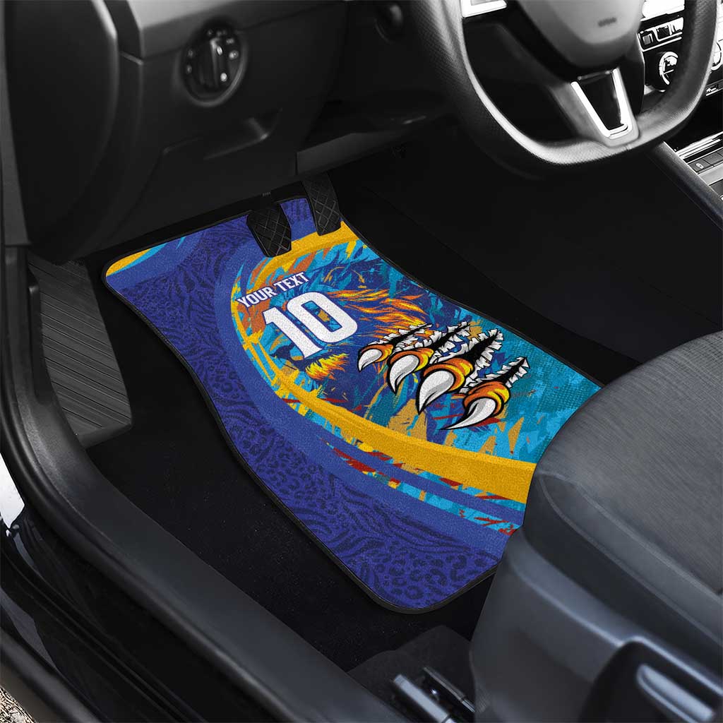 Saint Lucia Cricket Kings Car Mats Power Lions of Caribbean - Wonder Print Shop