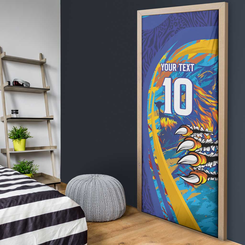 Saint Lucia Cricket Kings Door Cover Power Lions of Caribbean - Wonder Print Shop