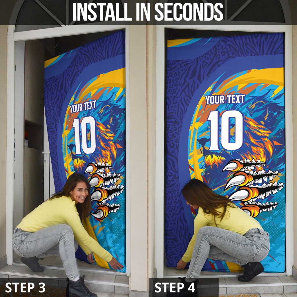 Saint Lucia Cricket Kings Door Cover Power Lions of Caribbean - Wonder Print Shop