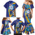 Custom Saint Lucia Cricket Kings Family Matching Mermaid Dress and Hawaiian Shirt Power Lions of Caribbean - Wonder Print Shop