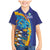 Custom Saint Lucia Cricket Kings Family Matching Mermaid Dress and Hawaiian Shirt Power Lions of Caribbean - Wonder Print Shop