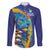 Custom Saint Lucia Cricket Kings Family Matching Off The Shoulder Long Sleeve Dress and Hawaiian Shirt Power Lions of Caribbean - Wonder Print Shop