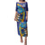 Custom Saint Lucia Cricket Kings Family Matching Puletasi and Hawaiian Shirt Power Lions of Caribbean - Wonder Print Shop