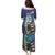 Custom Saint Lucia Cricket Kings Family Matching Puletasi and Hawaiian Shirt Power Lions of Caribbean - Wonder Print Shop