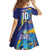 Custom Saint Lucia Cricket Kings Family Matching Summer Maxi Dress and Hawaiian Shirt Power Lions of Caribbean - Wonder Print Shop