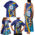 Custom Saint Lucia Cricket Kings Family Matching Tank Maxi Dress and Hawaiian Shirt Power Lions of Caribbean - Wonder Print Shop