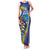 Custom Saint Lucia Cricket Kings Family Matching Tank Maxi Dress and Hawaiian Shirt Power Lions of Caribbean - Wonder Print Shop