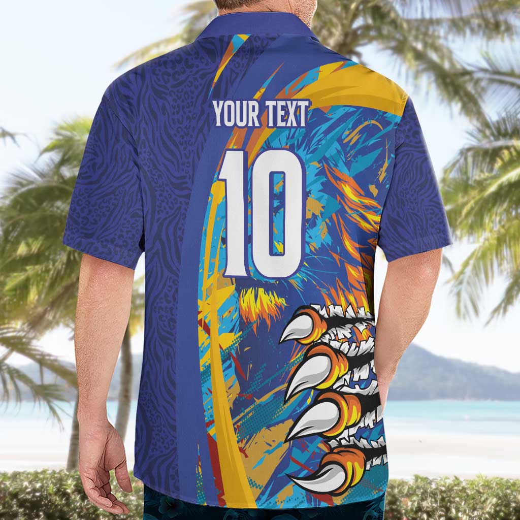 Custom Saint Lucia Cricket Kings Hawaiian Shirt Power Lions of Caribbean - Wonder Print Shop