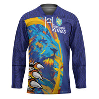 Custom Saint Lucia Cricket Kings Hockey Jersey Power Lions of Caribbean - Wonder Print Shop