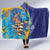 Saint Lucia Cricket Kings Hooded Blanket Power Lions of Caribbean - Wonder Print Shop