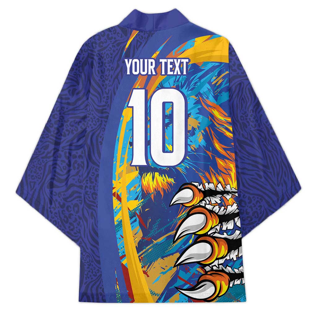 Custom Saint Lucia Cricket Kings Kimono Power Lions of Caribbean - Wonder Print Shop