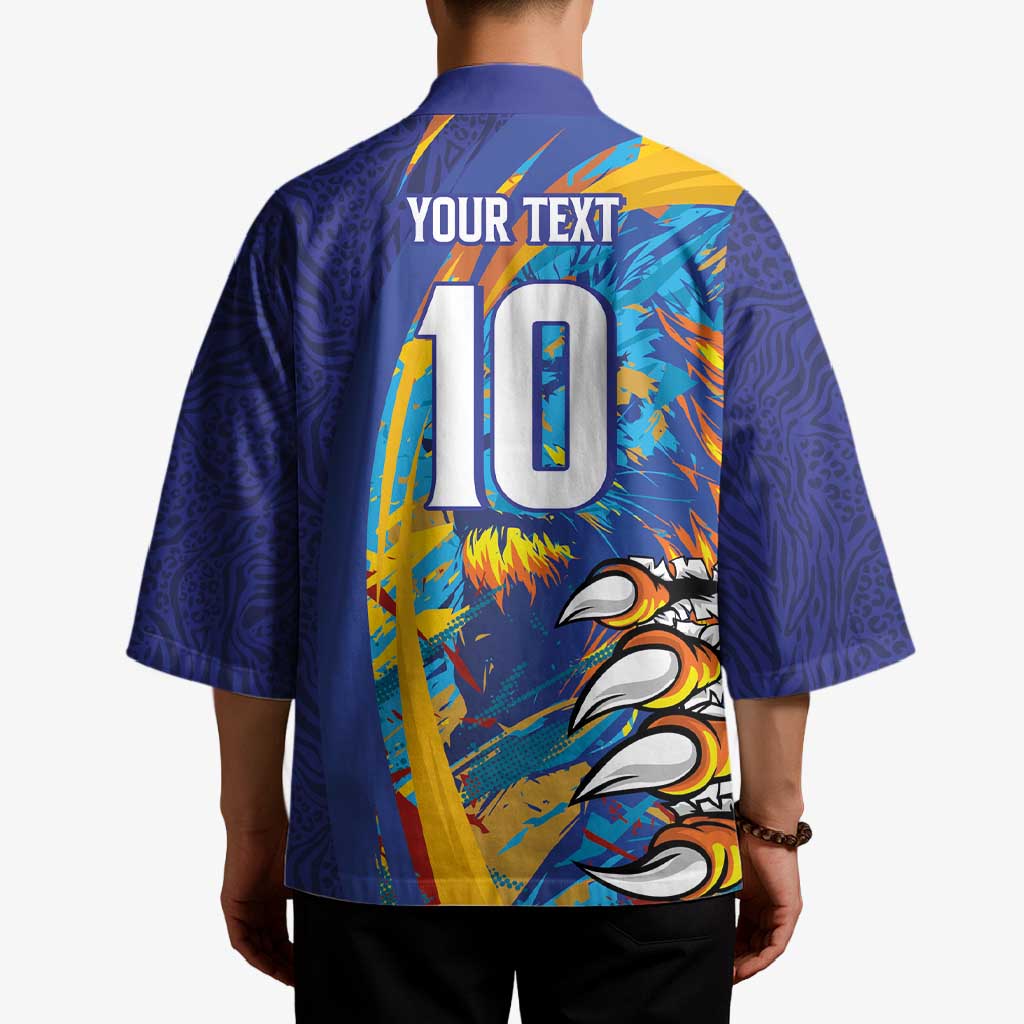 Custom Saint Lucia Cricket Kings Kimono Power Lions of Caribbean - Wonder Print Shop