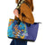 Saint Lucia Cricket Kings Leather Tote Bag Power Lions of Caribbean - Wonder Print Shop