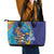 Saint Lucia Cricket Kings Leather Tote Bag Power Lions of Caribbean - Wonder Print Shop