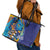 Saint Lucia Cricket Kings Leather Tote Bag Power Lions of Caribbean - Wonder Print Shop