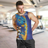 Custom Saint Lucia Cricket Kings Men Tank Top Power Lions of Caribbean - Wonder Print Shop
