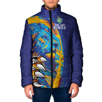 Custom Saint Lucia Cricket Kings Padded Jacket Power Lions of Caribbean - Wonder Print Shop
