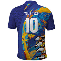 Custom Saint Lucia Cricket Kings Polo Shirt Power Lions of Caribbean - Wonder Print Shop