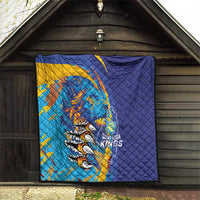 Saint Lucia Cricket Kings Quilt Power Lions of Caribbean - Wonder Print Shop