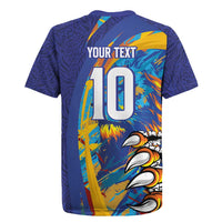 Custom Saint Lucia Cricket Kings Rugby Jersey Power Lions of Caribbean - Wonder Print Shop
