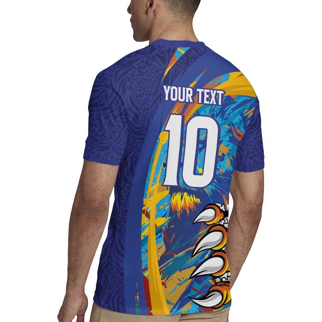 Custom Saint Lucia Cricket Kings Rugby Jersey Power Lions of Caribbean - Wonder Print Shop