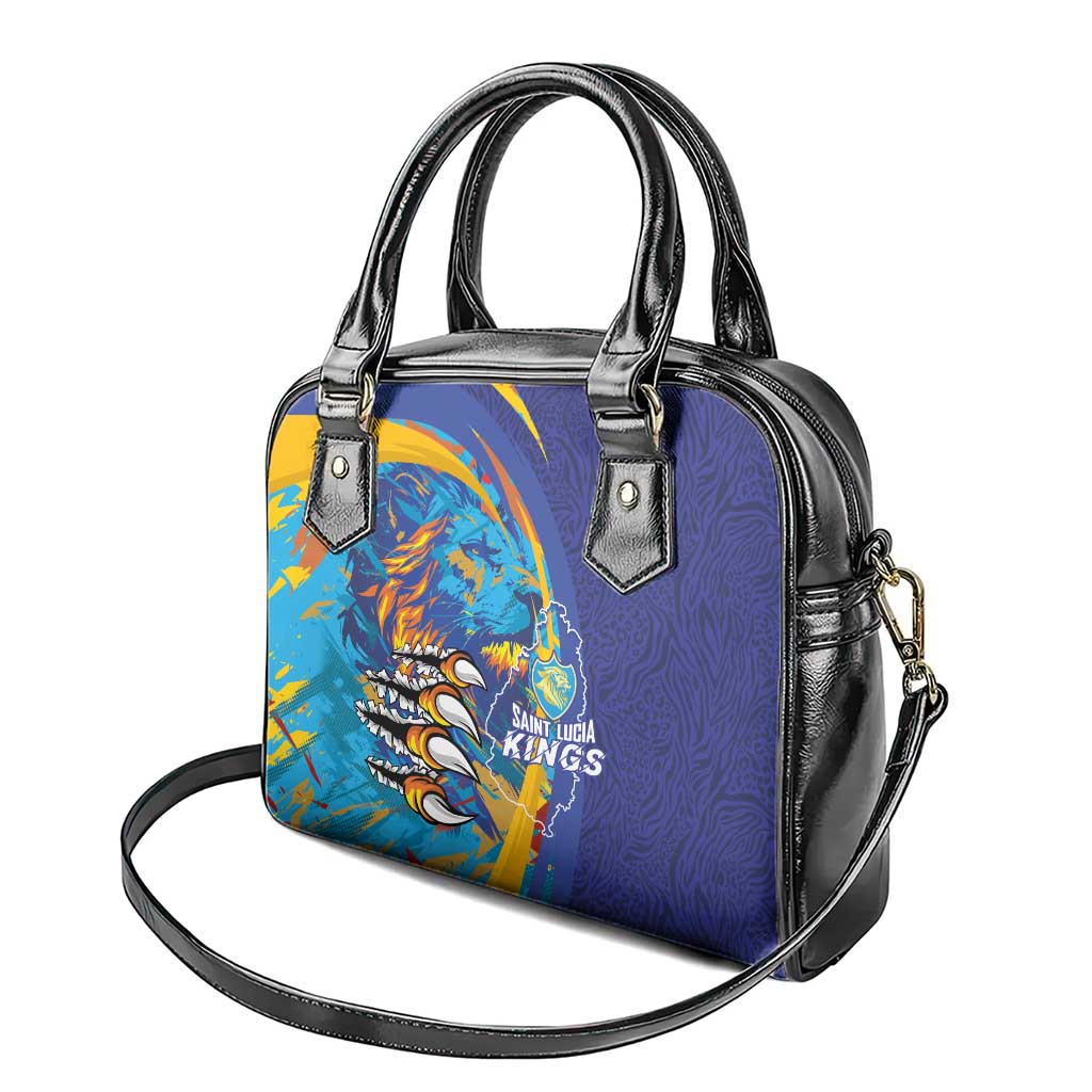 Saint Lucia Cricket Kings Shoulder Handbag Power Lions of Caribbean - Wonder Print Shop