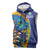 Custom Saint Lucia Cricket Kings Sleeveless Zip Hoodie Power Lions of Caribbean - Wonder Print Shop