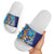 Saint Lucia Cricket Kings Slide Sandals Power Lions of Caribbean - Wonder Print Shop
