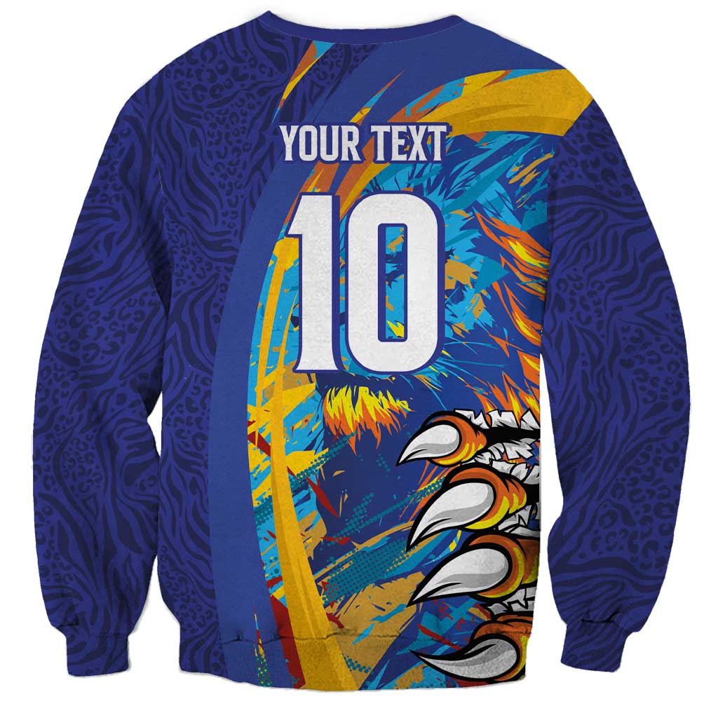 Custom Saint Lucia Cricket Kings Sweatshirt Power Lions of Caribbean - Wonder Print Shop