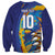 Custom Saint Lucia Cricket Kings Sweatshirt Power Lions of Caribbean - Wonder Print Shop