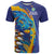 Custom Saint Lucia Cricket Kings T Shirt Power Lions of Caribbean - Wonder Print Shop